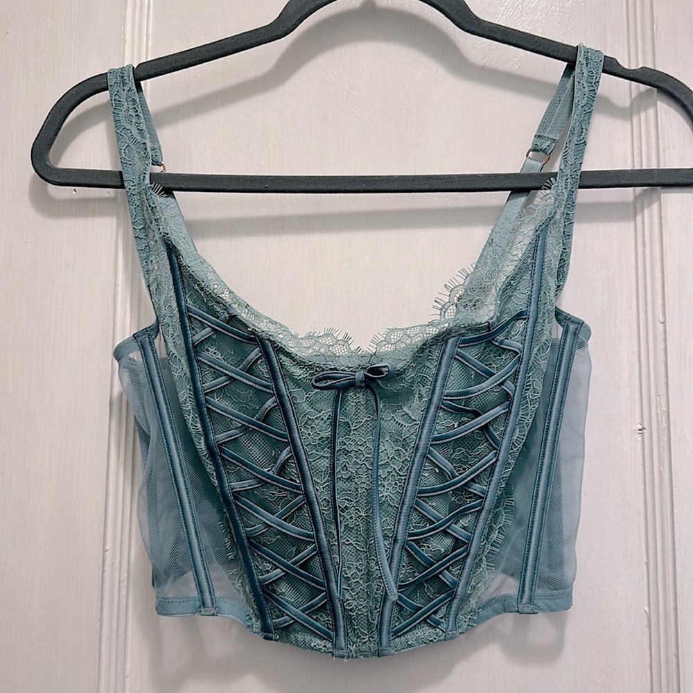 Victoria’s Secret Corset Lace Bustier Top Gem